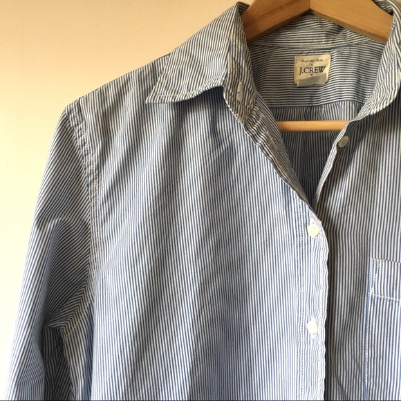 J. Crew Tops - J. Crew  Boyfriend Button Down shirt